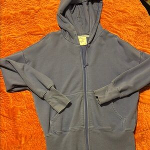 Aerie Blue Zip-Up Hoodie